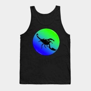 Scorpion Blue/Green Gradient Tank Top